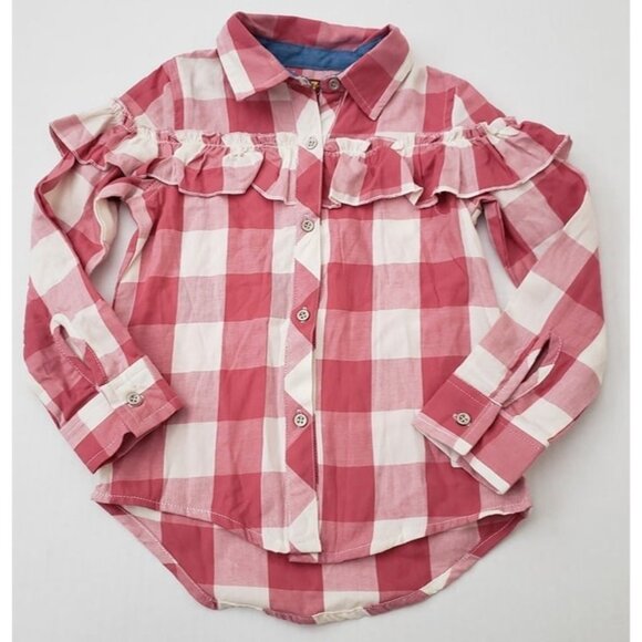 NWOT 7 For All Mankind Girls Button Up Shirt - Picture 1 of 4
